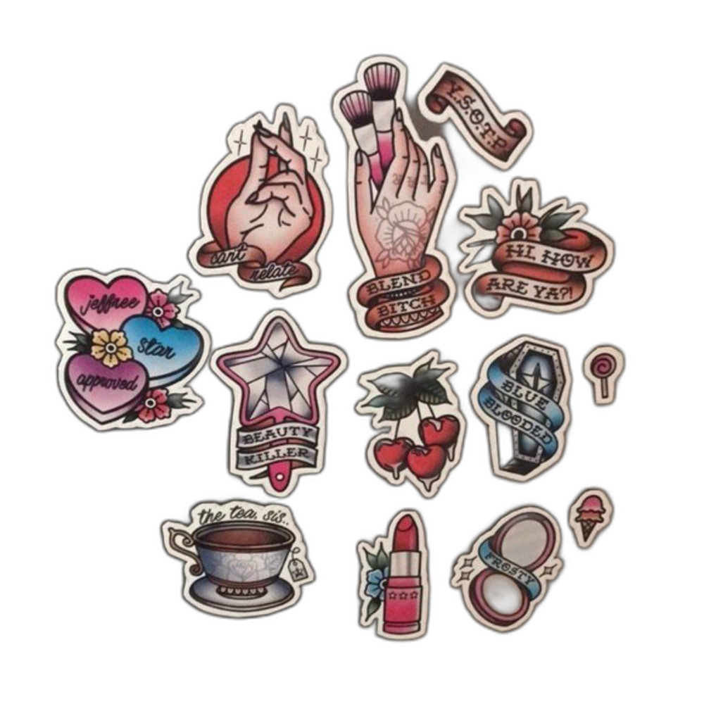 Jeffree star stickers turned into magnets